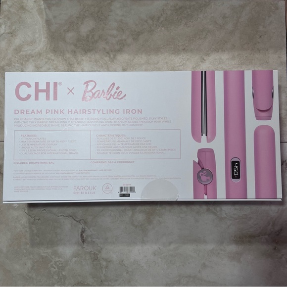 CHI x Barbie Hairstyling Iron (Straightener) & 44 Iron Guard - Picture 4 of 6